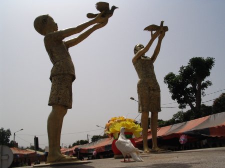 17 octobre, fin du relais à Ouagadougou