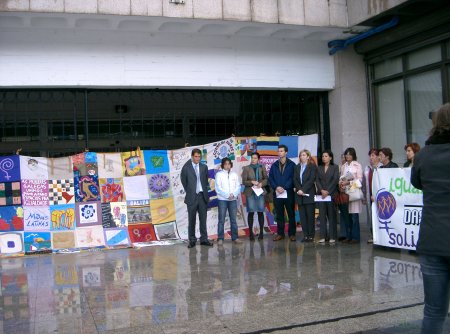 Primeras fotos Galiza 24hs solidariedade, actos en Vigo